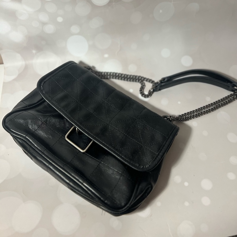 Zara black shoulder bag